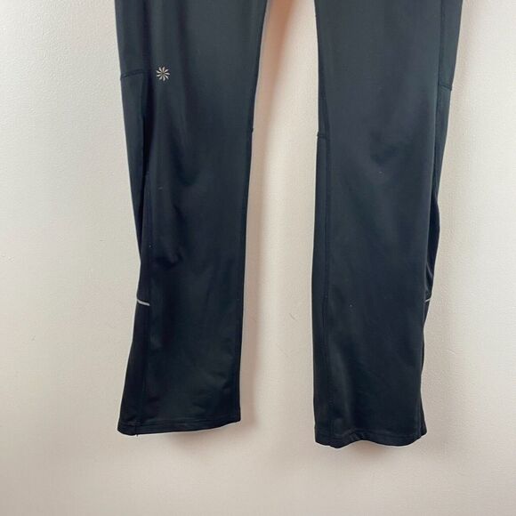 Athleta Womens Medium Run About Yoga Pants Bootcut Black 905874 - Picture 3 of 14